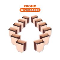 Pack12 Cubo Colapsable Beige para Espacios Reducidos Diario YRegalo Sticker