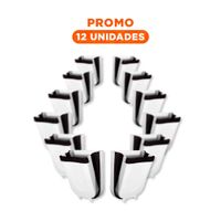 Pack12 Cubo Colapsable Blanco para Espacios Reducidos Diario YRegalo Sticker