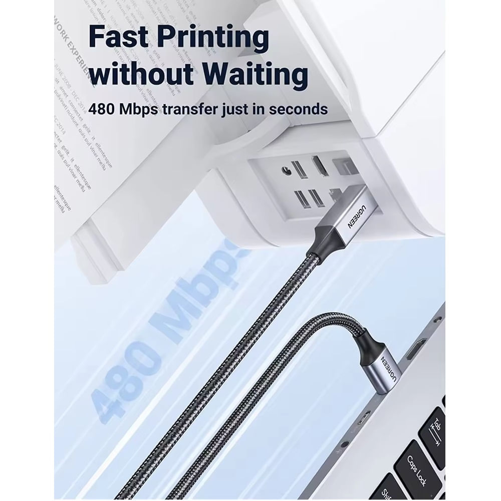 Cable Printer a USB-A 2.0 5 Metros Para Impresora | plazaVea - plazaVea
