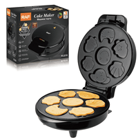 CAKE MAKER MÁQUINA PARA 7 GALLETAS 1000W RAF R.2218