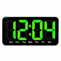 Reloj Digital LED de Pared y Mesa 26x13 cm -  Pantalla Grande