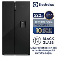 Refrigerador No Frost Side By Side Inverter 522 Litros Black ERSB54N2WXB