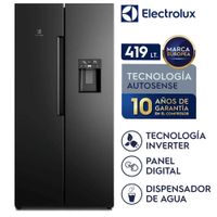 Refrigeradora ERS45F2P5EB Frost Free Inverter 419L Efficient con AutoSense Electrolux