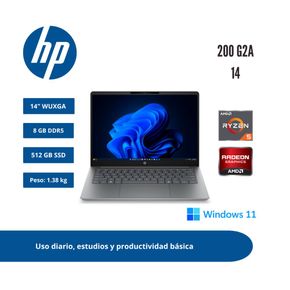 HP 200 G2A Ryzen 5 220 8GB RAM 512GB