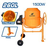 MEZCLADORA DE CONCRETO 260L 1500W