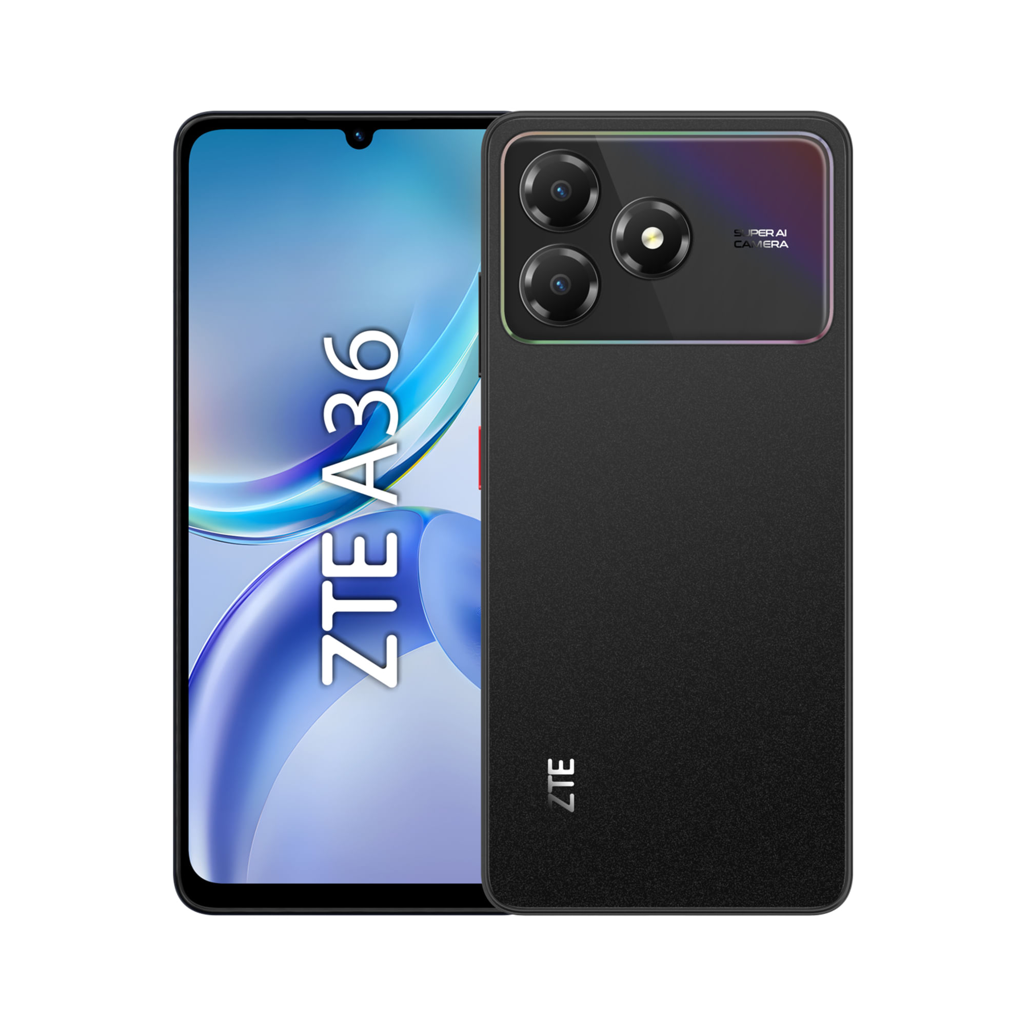 Smartphone ZTE A36 6.75" 4GB 128GB 5MP Negro