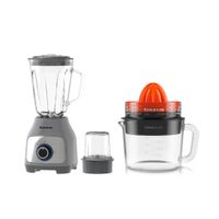 Combo TAURUS Licuadora Silver Premium 1.5L + Exprimidor de Cítricos Citrus Glass 1L