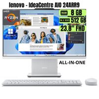All in one lenovo IdeaCentre AIO 24ARR9  AMD Ryzen 5 7735HS Ram 8GB SSD 512GB-F0HR009ULD