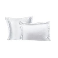 Funda De Almohada 220 Hilos Algodón Deluxe - Blanco Arlin Estándar
