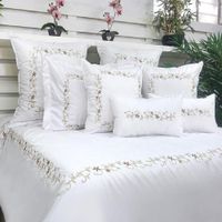 Funda Duvet Belha 220 Hilos Algodón Deluxe - Dorado Arlin Queen