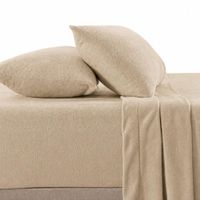 Juego De Sábanas 230 GR Polar Confort - Beige Arlin 2 Plazas