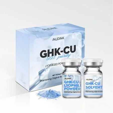 ghk cu para el cabello GHK-Cu Péptido de Cobre Azul Alidina Kit Suero Liofilizado Piel y 50mg y3ml Alterna Peptido IM Injections in Bakersfield