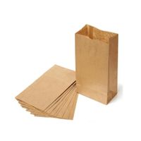 Pack Bolsa de Papel Kraft con Fuelle Lateral #20 x100und 38x21x12.5 cm