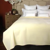 Frazada Fibra De Espuma Aislante Antialérgica Premium - Crema Arlin Queen
