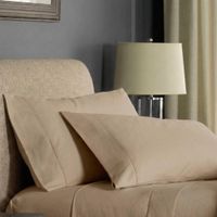 Juego De Sábanas 220 Hilos Algodón Deluxe - Beige Arlin 1.5 Plazas
