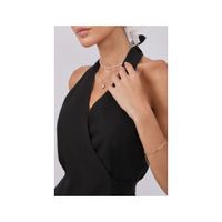 CHALECO SASTRE ESCOTE EN V CON REGULADOR PARA MUJER MISHKY