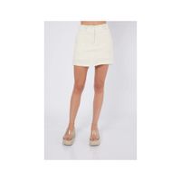 FALDA SHORT DE LINO EMMA DE MUJER