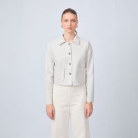 CASACA CORTA CON CUELLO CAMISERO AMALIA