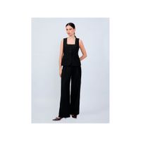 PANTALÓN SASTRERO CON LAZO Y PLIEGUES DELANTEROS MELISSA