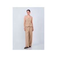 PANTALÓN SASTRERO CON LAZO Y PLIEGUES DELANTEROS MELISSA