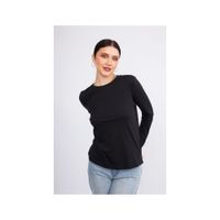 POLO MANGA LARGA DE ALGODON PARA MUJER