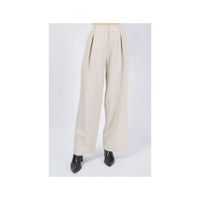 PANTALON SASTRE MERCEDES CON PINZAS PARA MUJER