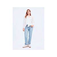 BLUSA DE GASA CON LAZO ALICE