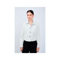 CASACA CORTA CON CUELLO CAMISERO AMALIA