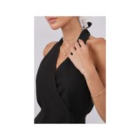 CHALECO SASTRE ESCOTE EN V CON REGULADOR PARA MUJER MISHKY