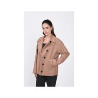 CASACA SEMIOVERSIZE KENIA CON FORRO PARA MUJER