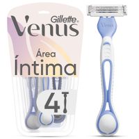 Máquina de Afeitar Desechable para GILLETTE Venus para la Zona Íntima Caja 4un