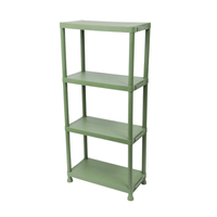 Estante de plástico 4 Racks Verde