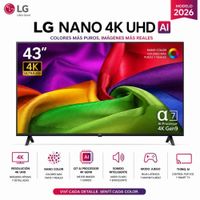 Televisor LG 43 NANO 4K UHD AI Smart TV 43NU800BPSC 2026