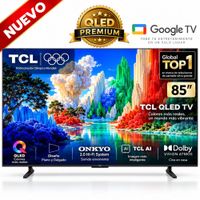 Televisor TCL 85 Qled Premium 85A400 4k Ultra HD Google TV 144 Hz