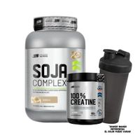 PROTEINA DE SOJA 1.5 KG VAINILLA Y CREATINA 150 GR Y 1 SHAKER