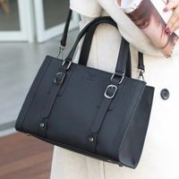 Cartera De Cuera Vacuno Armuz 5530 Diseño Moderno Negro