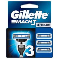 Repuesto para Máquina de Afeitar Mujer Gillette VENUS Mach3 con 3 Hojas Caja 3un
