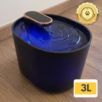 Bebedero Fuente Gatos Mascotas 3L Automática Azul NANPET