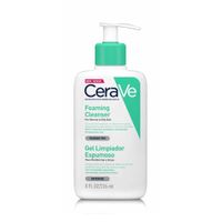 Gel limpiador espumoso facial Cerave Foaming Cleanser para piel normal a grasa 236 ml
