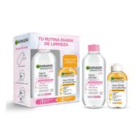 Pack Garnier Skin Active: Rutinande Limpieza: Agua Micelar Todo-en-1 + Agua Micelar en Aceite/Óleo