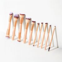Kit Brochas de maquillaje Alma Bonita incluye 10 brochas