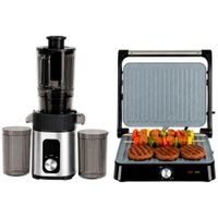 Combo TAURUS Extractor de Jugos Slow Juicer + Grill Asteria II