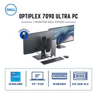 Dell OptiPlex 7090 Ultra PC y Monitor Dell P2722H 27'