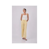 PANTALÓN PALAZZO DE ALGODÓN PARA MUJER PITAHAIIA