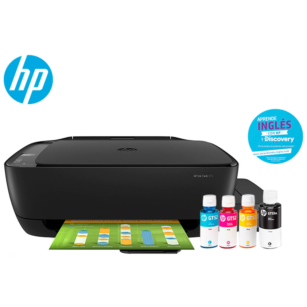 Impresora Multifuncional Hp Ink Tank 315 Plazavea Supermercado 3252