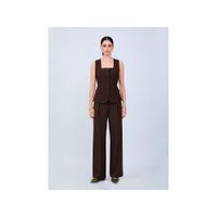 PANTALÓN SASTRERO CON LAZO Y PLIEGUES DELANTEROS MELISSA