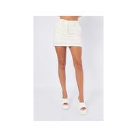 FALDA SHORT DE LINO EMMA DE MUJER