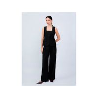 PANTALÓN SASTRERO CON LAZO Y PLIEGUES DELANTEROS MELISSA