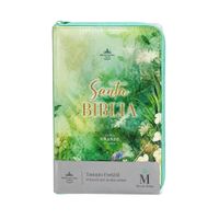 Santa Biblia Portátil Floral Verde – REINA VALERA 1960