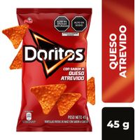 Tortilla Chips DORITOS Queso Atrevido Bolsa 45g
